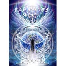 EMPOWERMENT OF WOMEN GREETING CARD Be Strong Earth